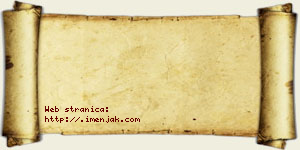 Jovana Šipić vizit kartica